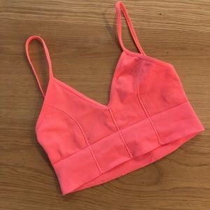 Free people Intimately neon coral xs/s bra
